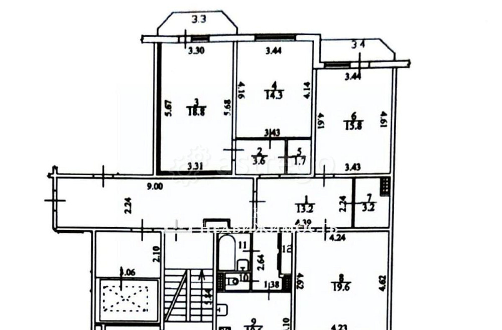 4-комн. квартира, 105.3 м2, 9/10 эт. Санкт-Петербург - изображение 2