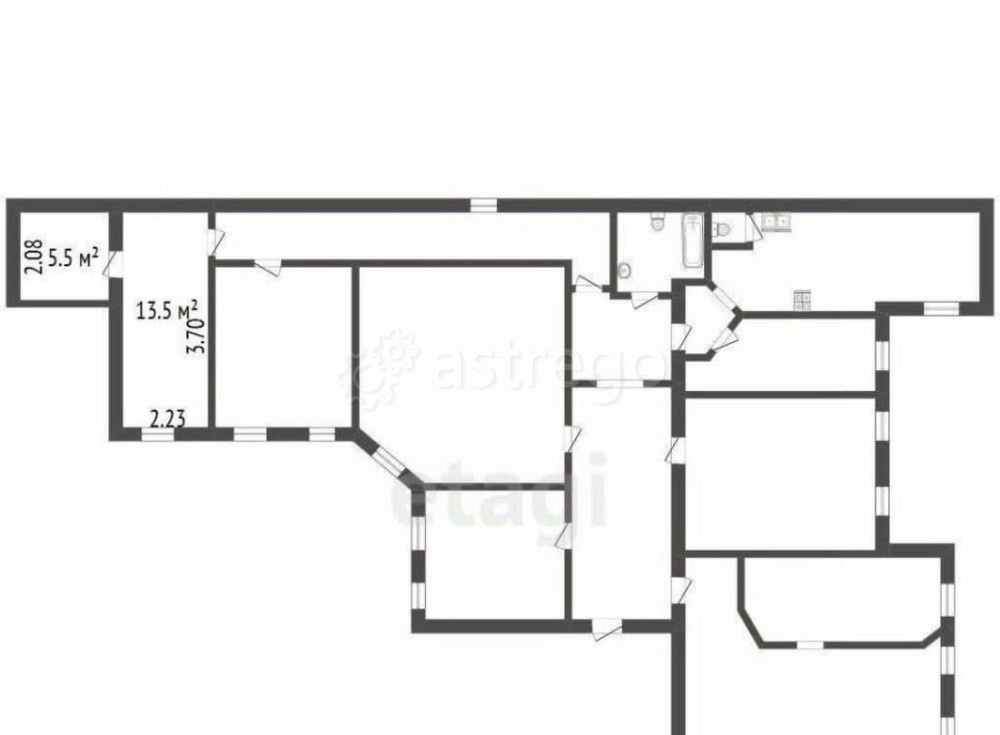 Комната, 19 м2, 6/6 эт. Санкт-Петербург - изображение 2