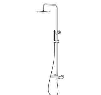 Душевая стойка BOHEME Stick ручка Diamond 128-WCR White/Chrome Новосибирск