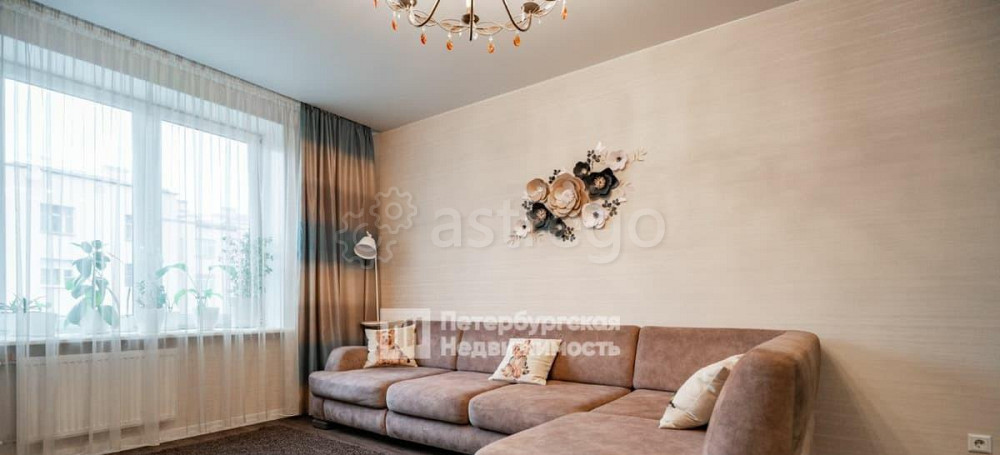 3-комн. квартира, 91.6 м2, 4/10 эт. Санкт-Петербург - изображение 7