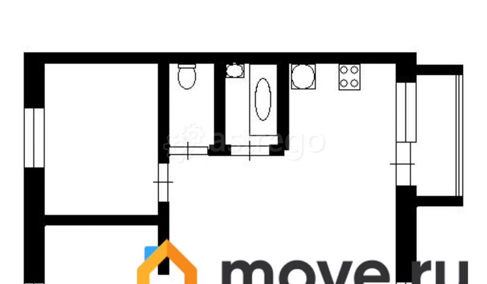 3-комн. квартира, 62.6 м2, 5/5 эт. Кумертау - изображение 4