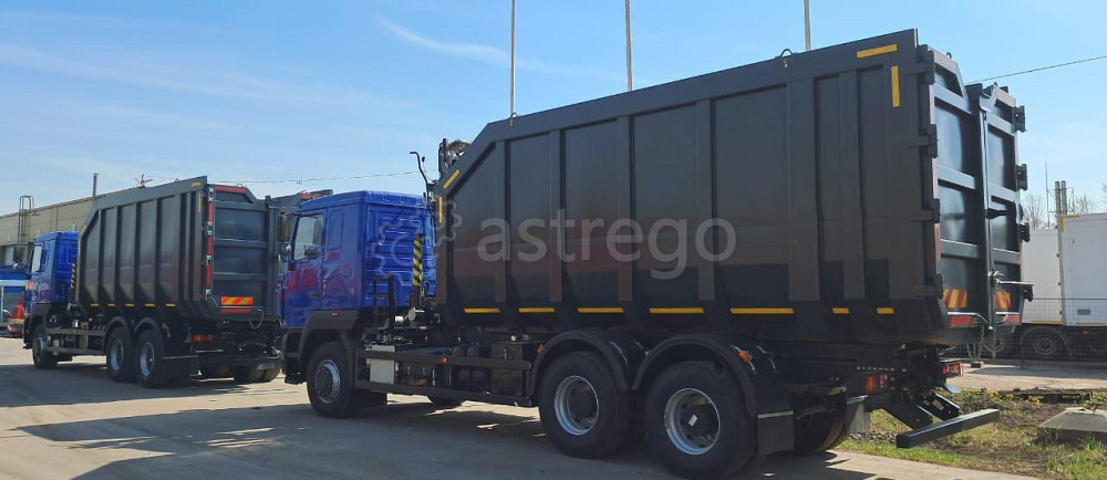 Автомобиль-самосвал ломовоз 61D205 с гидроманипулятором Palfinger VM10L74 на шасси МАЗ-631228-8575-0 Санкт-Петербург - изображение 1