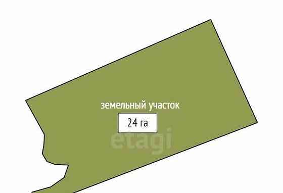 Земельный участок, 24 га Емельяново