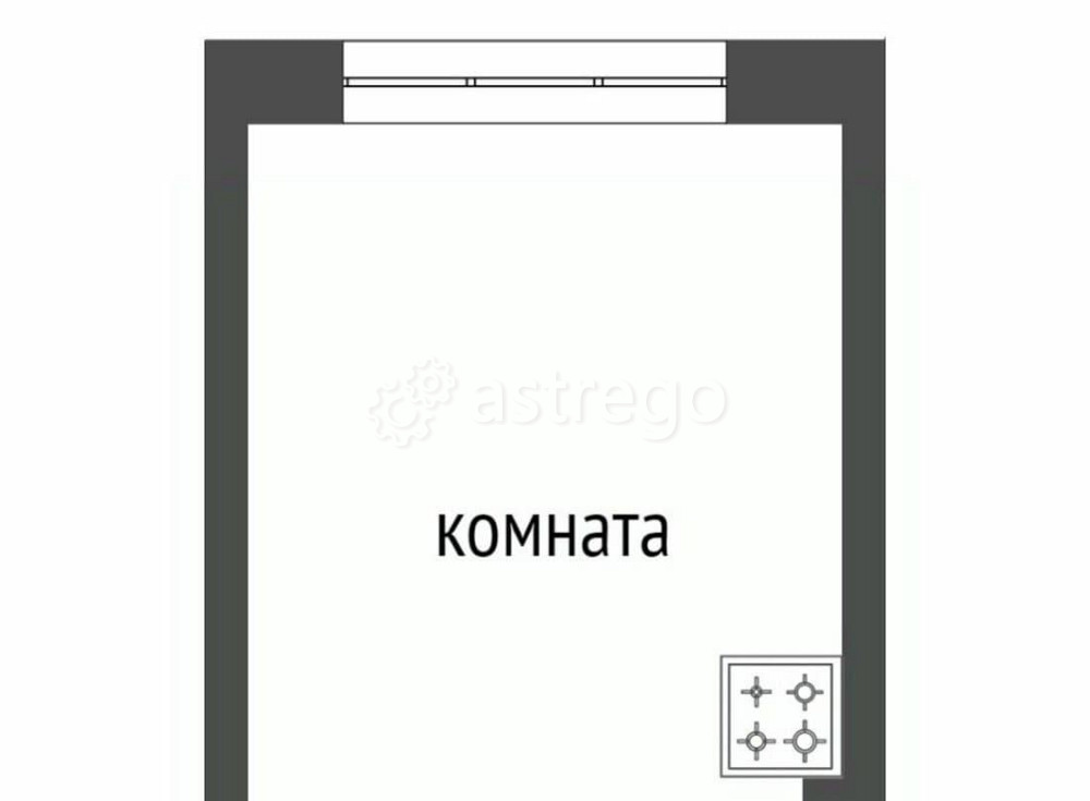 Комната, 12 м2, 9/9 эт. Красноярск - изображение 1