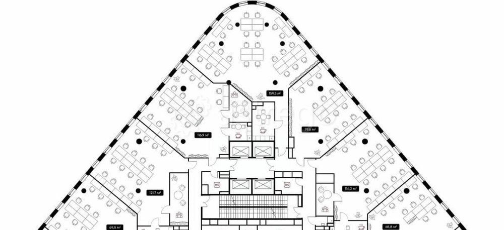 Офис, 121.7 м2 Москва - изображение 7