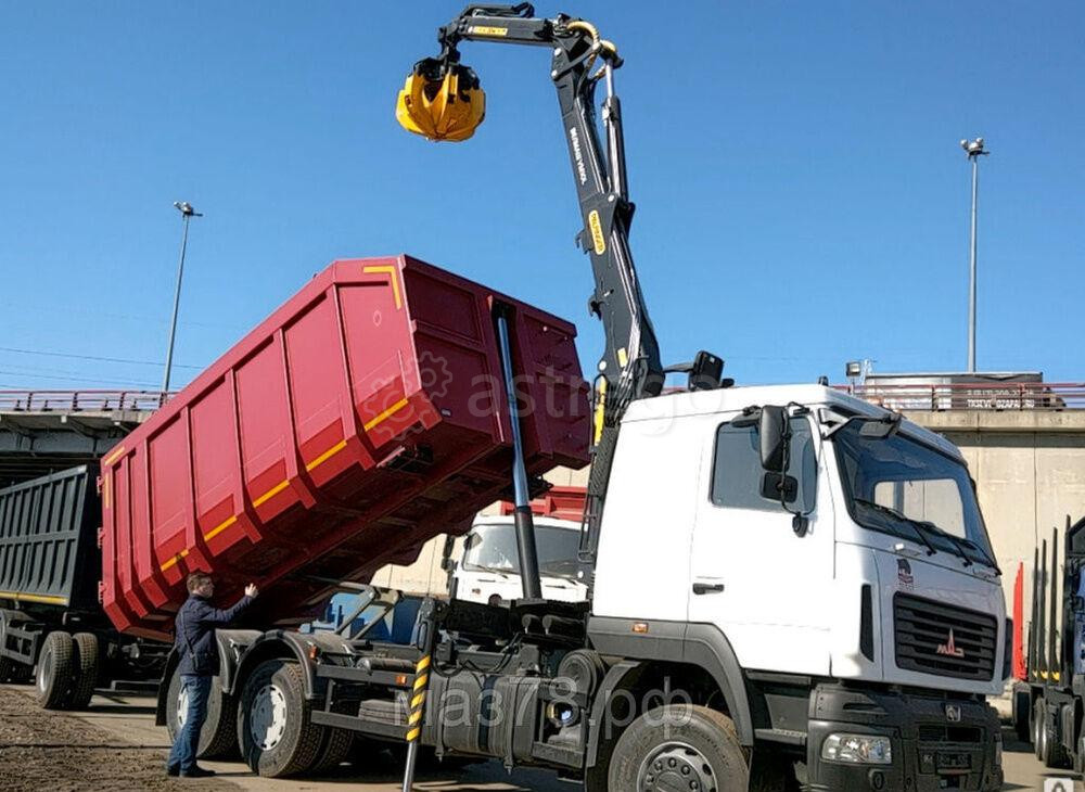 Ломовоз МАЗ-6312С9-8525-012 Евро-5 с грейфером RG-25 ЛМ-1М.8 Велмаш Санкт-Петербург - изображение 1
