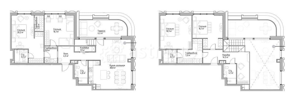 4-комн. квартира, 158.9 м2, 32/39 эт. Москва - изображение 1