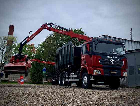 Ломовоз на шасси SHACMAN SX3258 с КМУ ВМ10-74М грейфером лепестковым RG-25 Санкт-Петербург