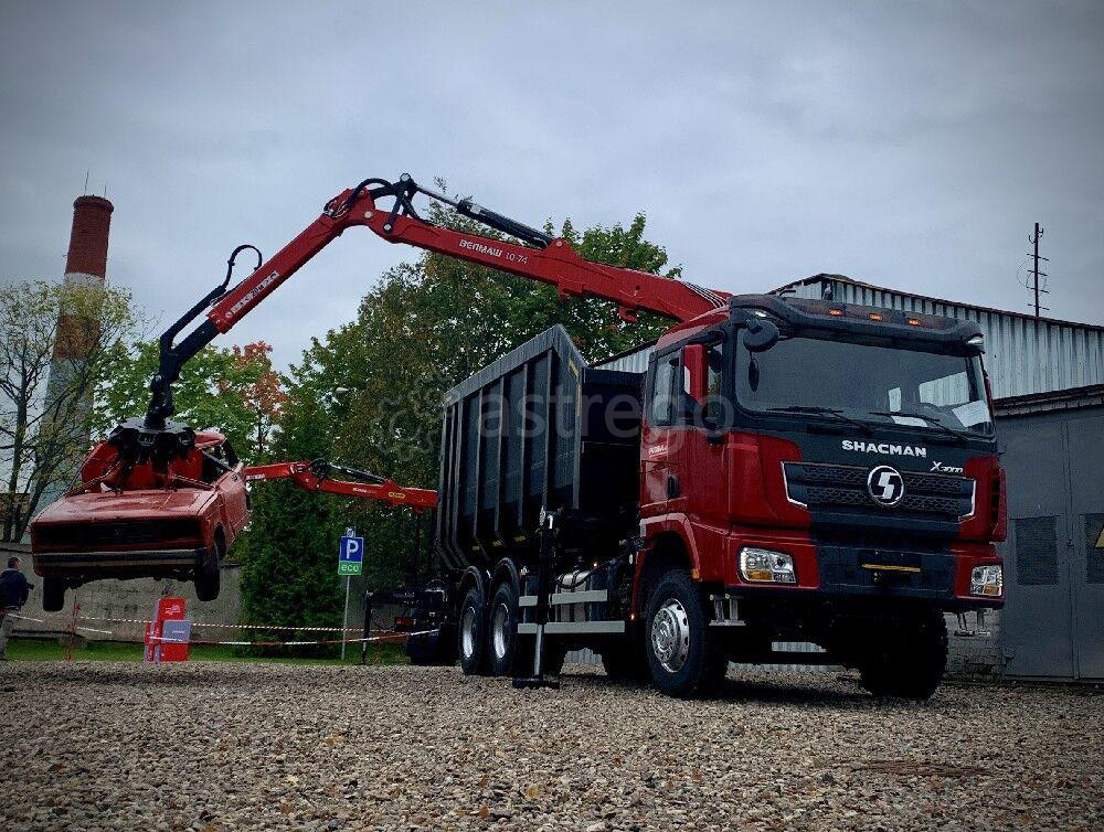 Ломовоз на шасси SHACMAN SX3258 с КМУ ВМ10-74М грейфером лепестковым RG-25 Санкт-Петербург - изображение 1