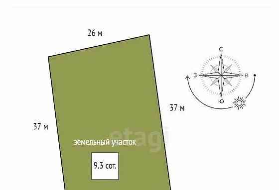 Земельный участок, 9.3 сотки Березовка