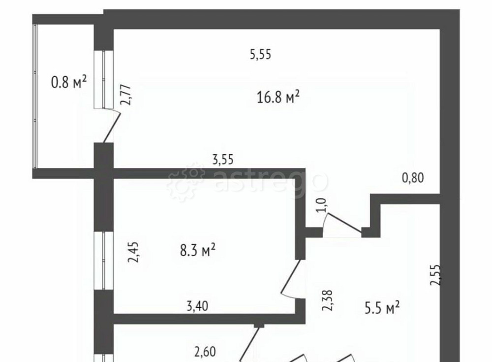2-комн. квартира, 40.3 м2, 3/5 эт. Балашиха - изображение 5