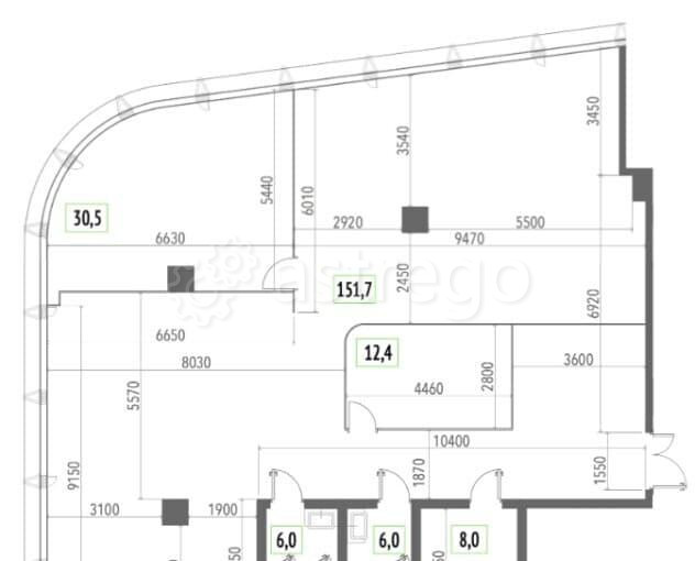 Офис, 215.5 м2 Москва - изображение 8