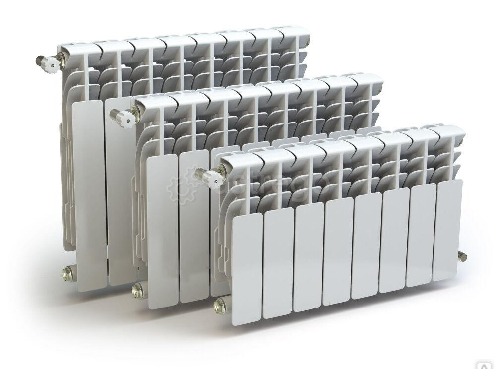 Радиатор отопления алюминиевый 500/80 12 секционный 1620 Вт STI аналог АЧ709 Екатеринбург - изображение 1