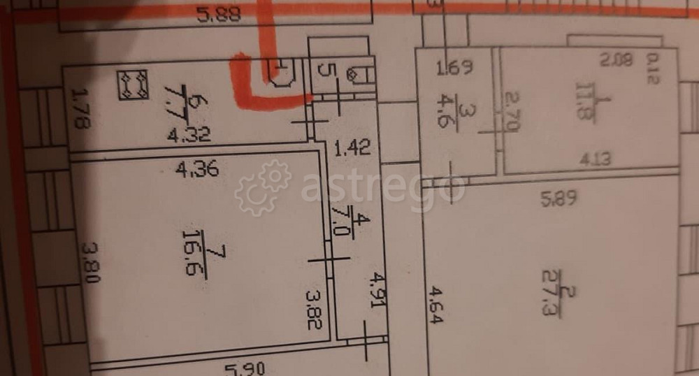 Комната, 33 м2, 3/4 эт. Санкт-Петербург - изображение 1