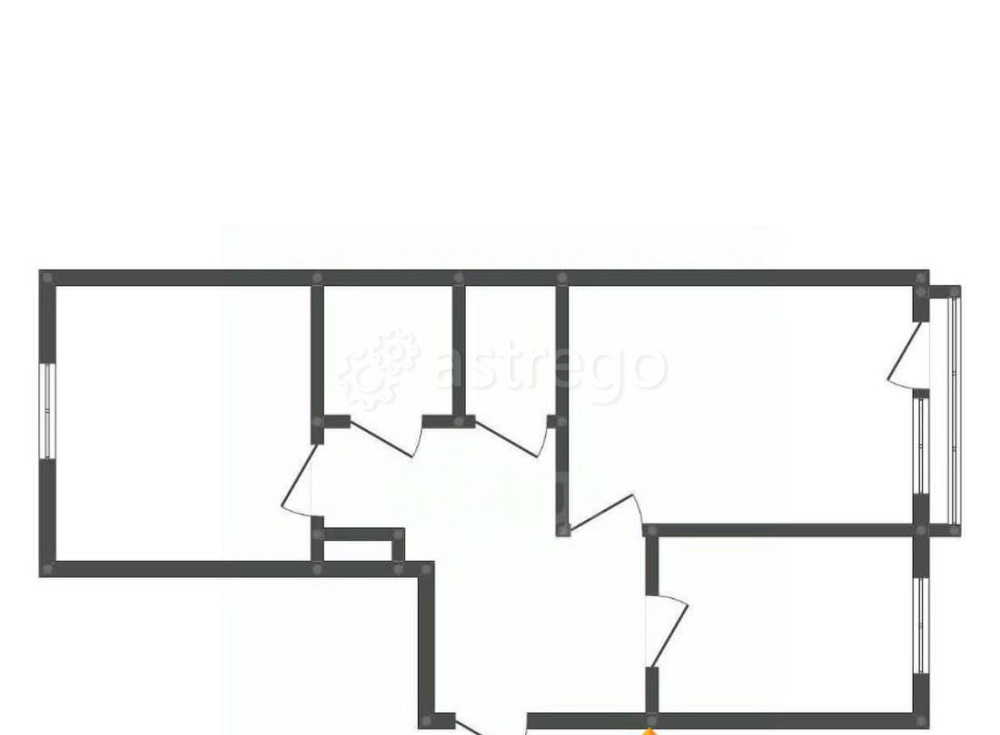 2-комн. квартира, 49.6 м2, 3/3 эт. Свободный - изображение 1