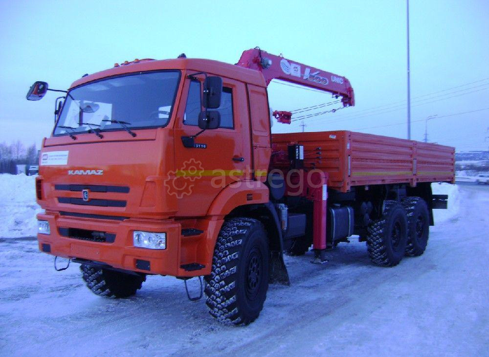 КМУ КАМАЗ 43118-73094-50 (Евро-5) + SOOSAN SCS736LII верх.упр.+борт сталь 6.2м. (без спалки) Самара - изображение 1