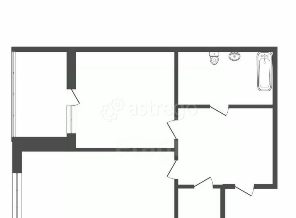 1-комн. квартира, 45.4 м2, 5/8 эт. Емельяново - изображение 6