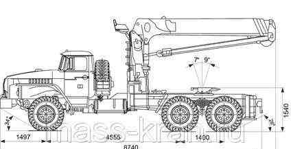 Бортовой автомобиль с краном манипулятором Horyong 216 на шасси Iveco-Hongyan Самара