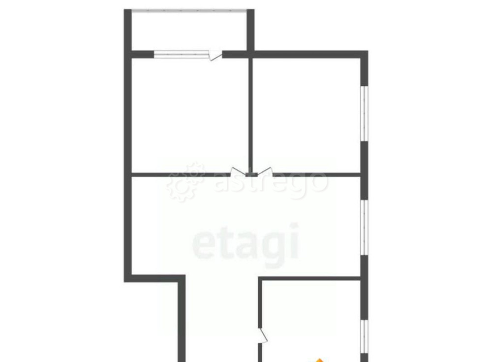 4-комн. квартира, 60.7 м2, 5/5 эт. Благовещенск - изображение 2