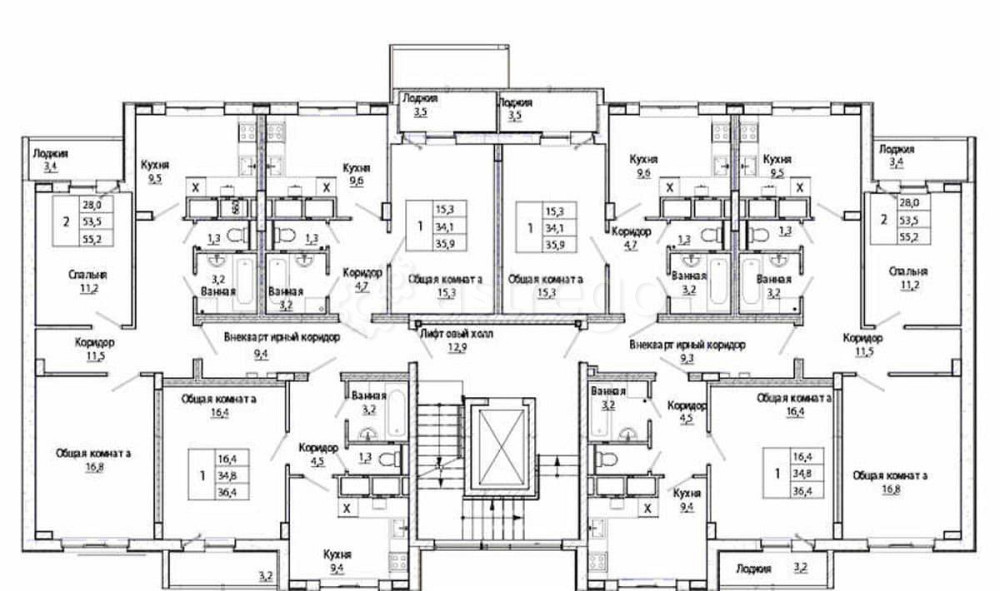 1-комн. квартира, 37 м2, 4/7 эт. Дубовое - изображение 5