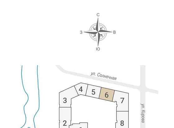 3-комн. квартира, 77.9 м2, 3/8 эт. Королев