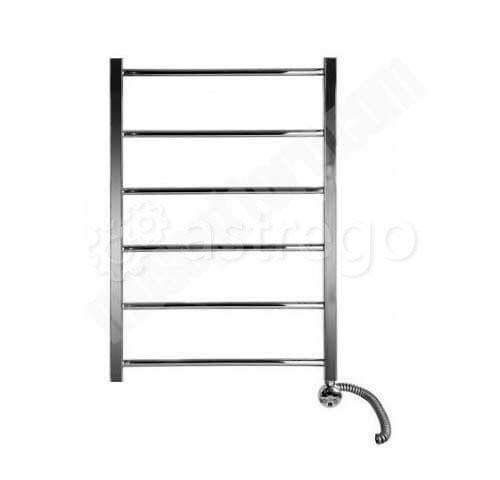 Полотенцесушитель электрический нержавеющая сталь Лесенка 500х500мм 4П ТЭН левое Классика Люкс Э-39- Москва - изображение 1
