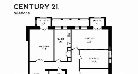 4-комн. квартира, 131.1 м2, 4/33 эт. Москва