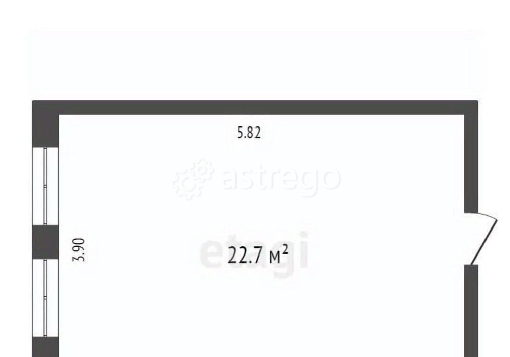 Комната, 23 м2, 4/4 эт. Санкт-Петербург - изображение 2