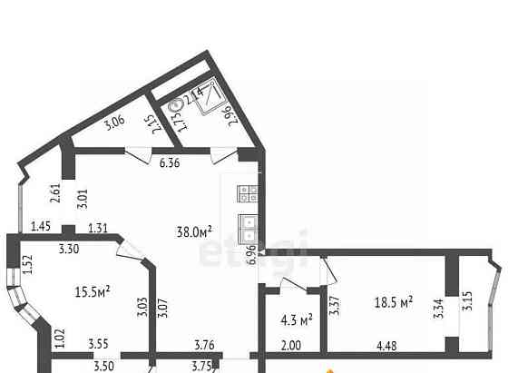 4-комн. квартира, 100 м2, 12/25 эт. Красногорск