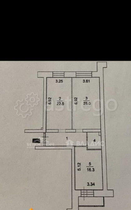 3-комн. квартира, 77.1 м2, 9/12 эт. Северодвинск - изображение 1