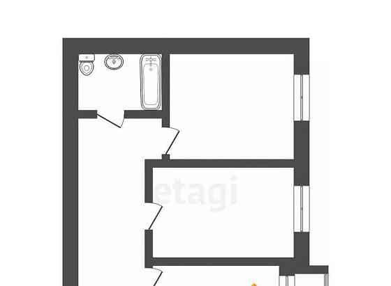 2-комн. квартира, 50.7 м2, 3/5 эт. Бийск