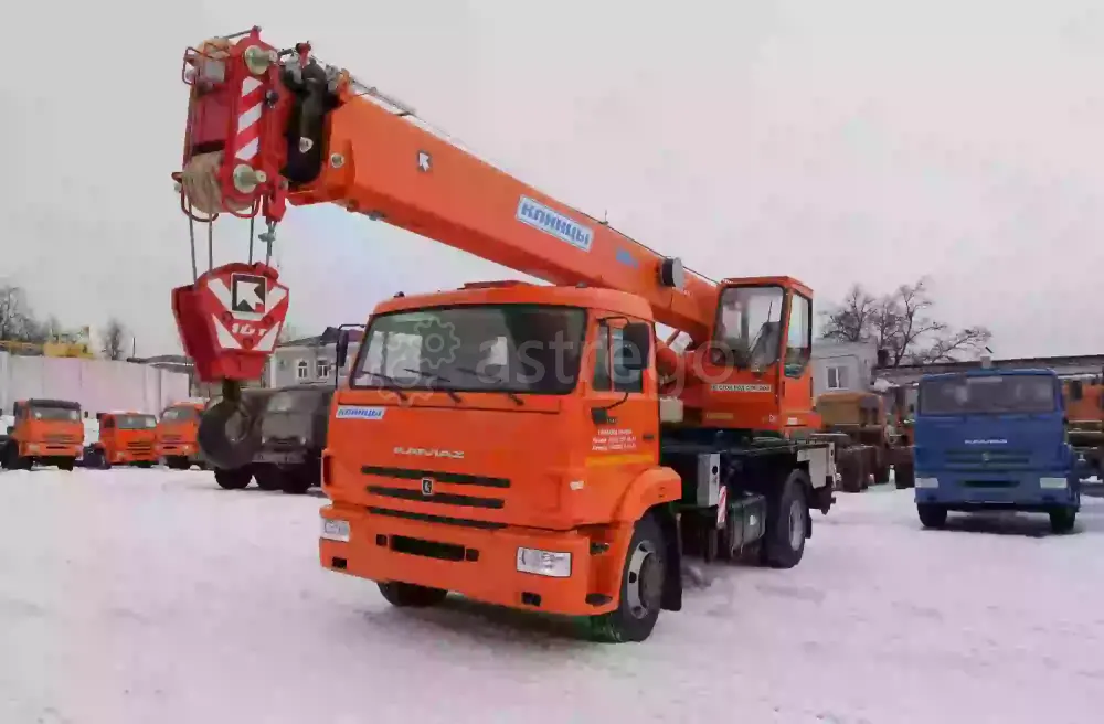 Автокран 16 т Клинцы КС-35719-1-02 на шасси Камаз-43253 4х2 Самара - изображение 1