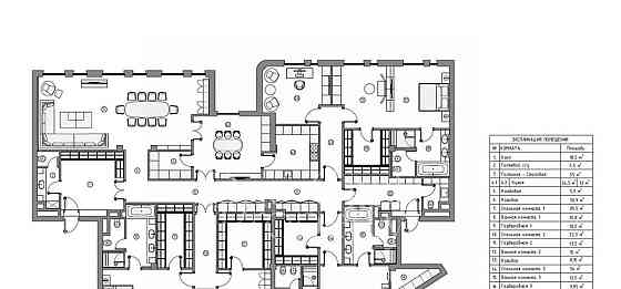 6-комн. квартира, 439.5 м2, 3/5 эт. Москва