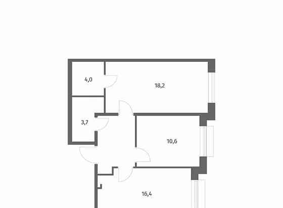 2-комн. квартира, 60.1 м2, 7/8 эт. Санкт-Петербург