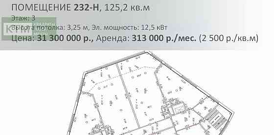 Офис, 125.2 м2 Санкт-Петербург
