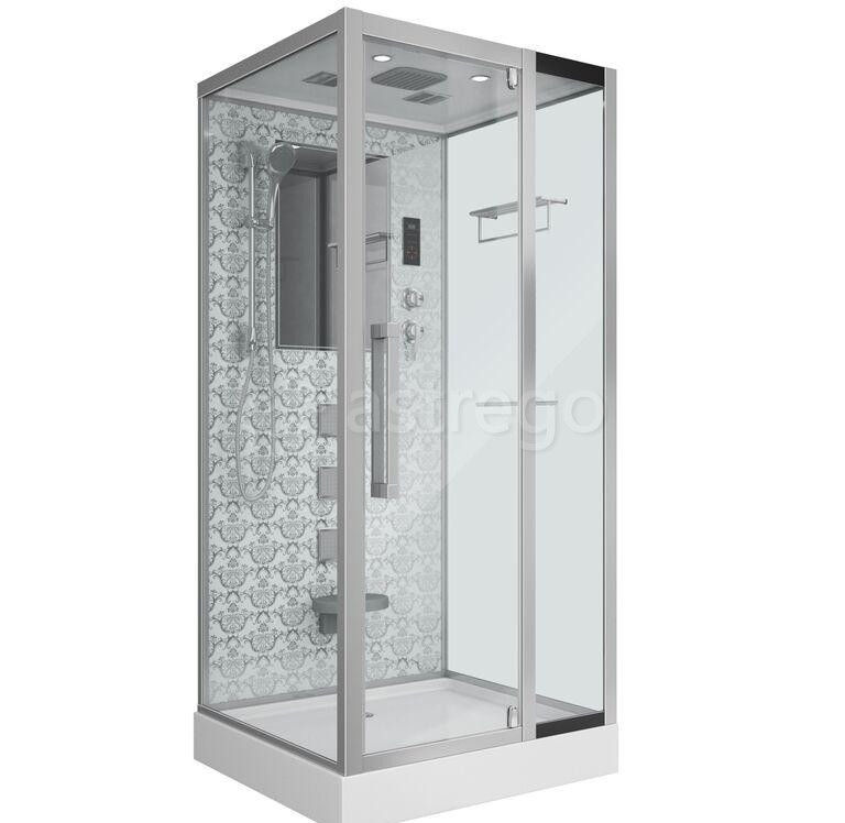 Душевая кабина NG-7714W 1000x900х2150 низкий поддон стенки БЕЛЫЕ 5 мест Niagara Москва - изображение 1