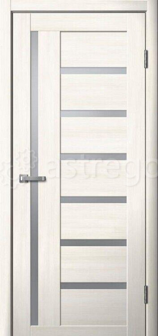 Межкомнатная дверь ПО 217 ясень снежный матовое стекло 600/700/800x2000 FLY Doors Хабаровск - изображение 1