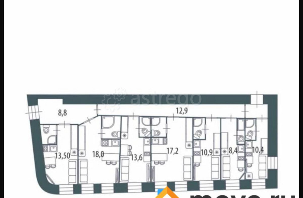 5-комн. апарт-ы, 114.5 м2, 2/6 эт. Санкт-Петербург - изображение 3