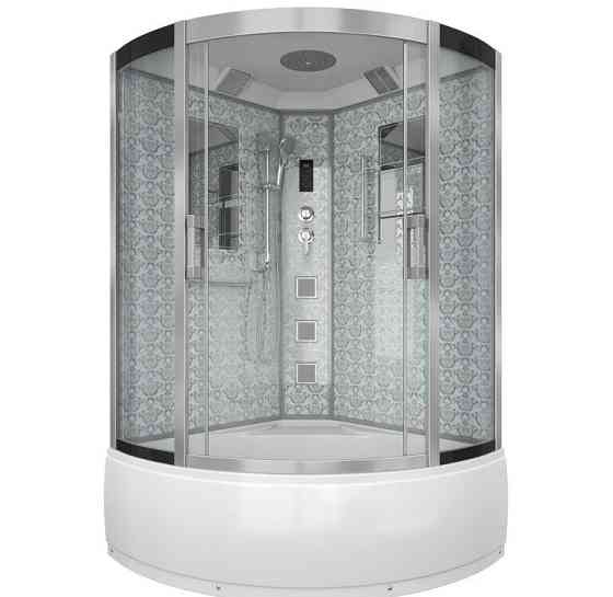 Душевая кабина NG-7744W 1200x1200х2150 высокий поддон стенки БЕЛЫЕ 4 места Niagara Москва