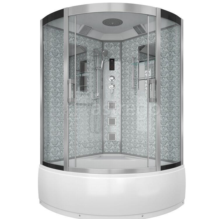 Душевая кабина NG-7744W 1200x1200х2150 высокий поддон стенки БЕЛЫЕ 4 места Niagara Москва - изображение 1