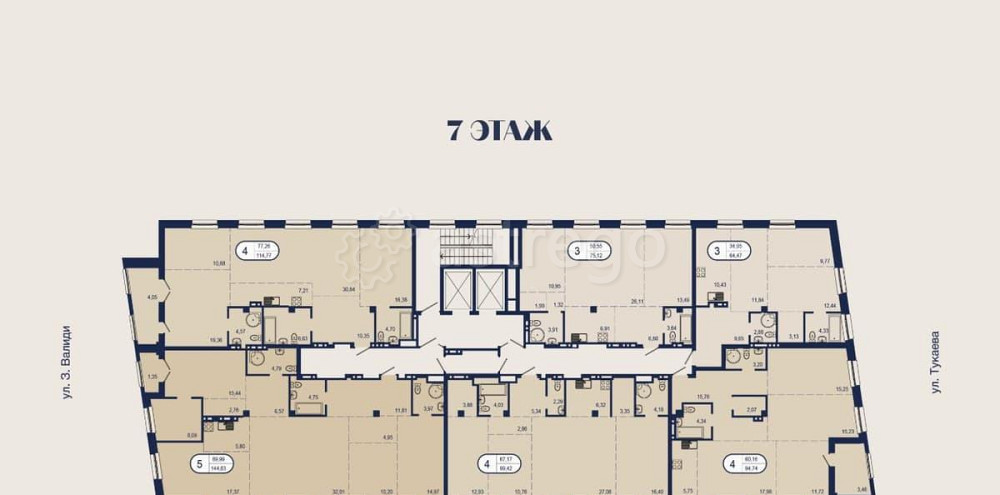 6-комн. квартира, 144.83 м2, 7/9 эт. Уфа - изображение 3