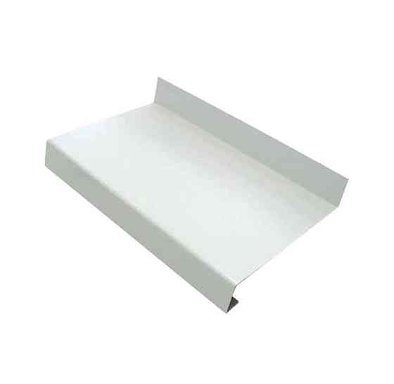 Отлив оцинкованный белый 40 мм (1 п.м) Тольятти