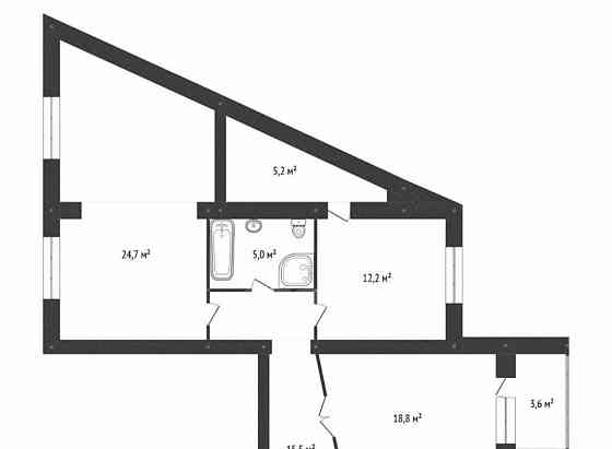 3-комн. квартира, 92 м2, 3/12 эт. Уфа