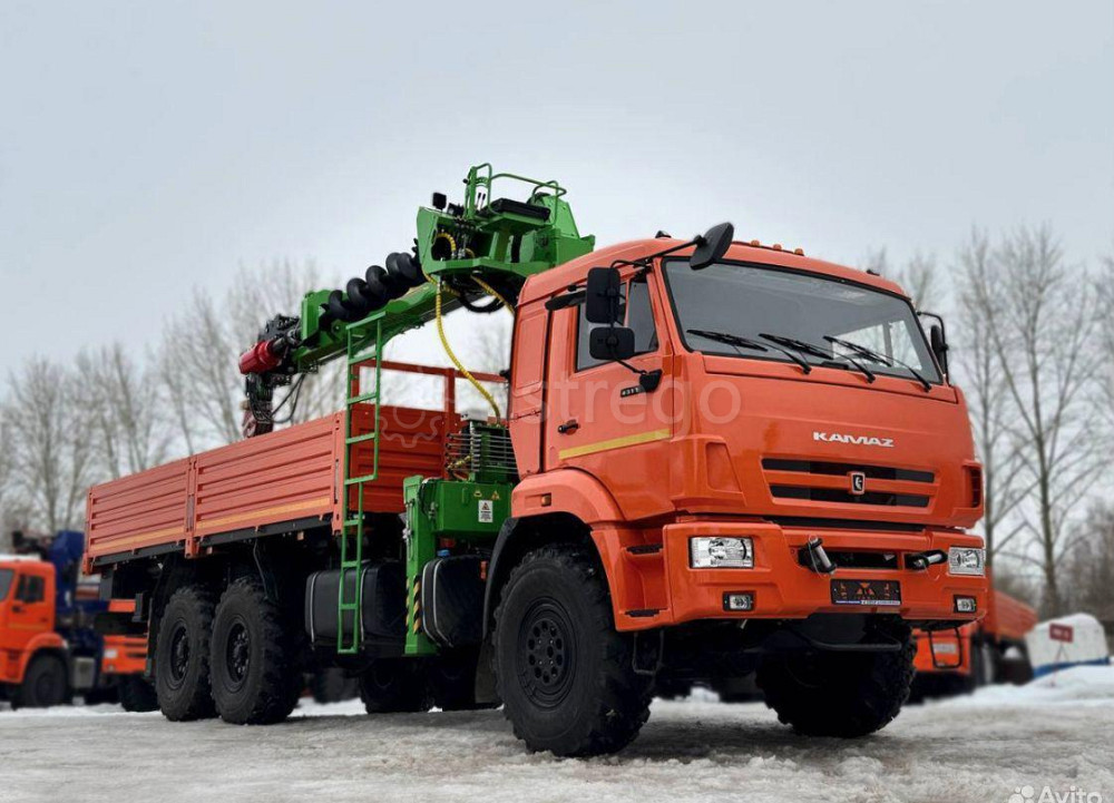 Бортовой грузовик КАМАЗ 43118-50 с КМУ FG, 2025 Набережные Челны - изображение 1