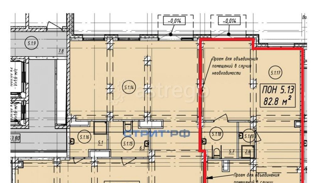 Торговое помещение, 82.8 м2 Видное - изображение 3