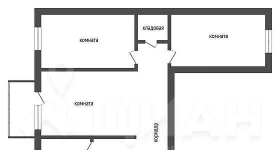 3-комн. квартира, 60 м2, 5/5 эт. Красноярск