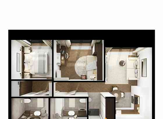 2-комн. квартира, 55 м2, 2/9 эт. Санкт-Петербург