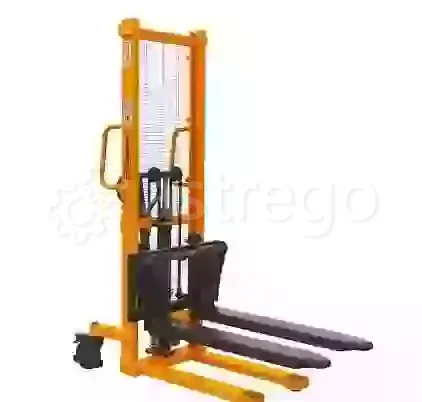 Ручной гидравлический штабелер SDJ 1516 (грузоподъемность 1.5 т 1.6 м раздвижные вилы 310-710 мм) Sm Чебоксары - изображение 1