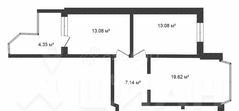 3-комн. квартира, 74.6 м2, 4/17 эт. Москва - изображение 5