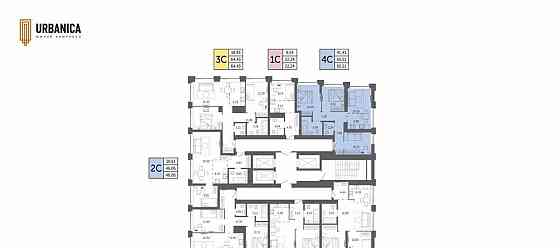 4-комн. квартира, 65.51 м2, 29/32 эт. Уфа